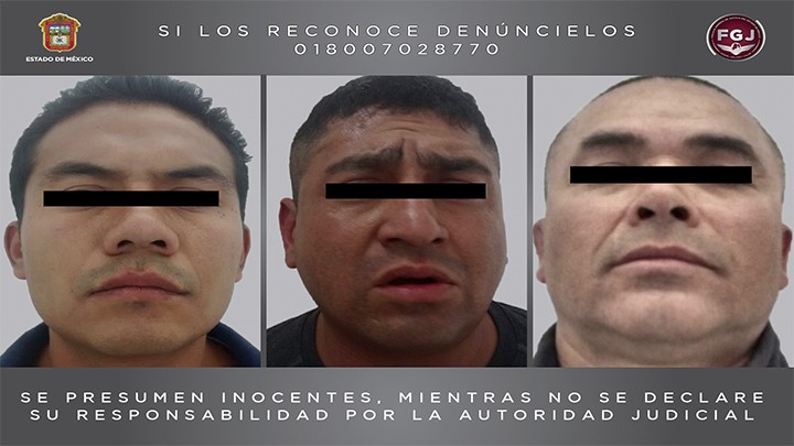 DETIENEN A TRES PRESUNTOS EXTORSIONADORES