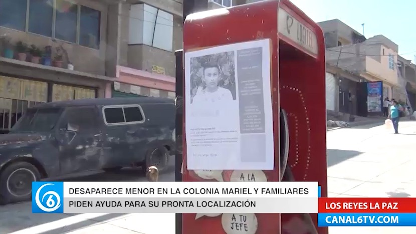 Piden ayuda para la pronta localización de Cristian Ismael Domínguez, desaparecido en Los Reyes La Paz