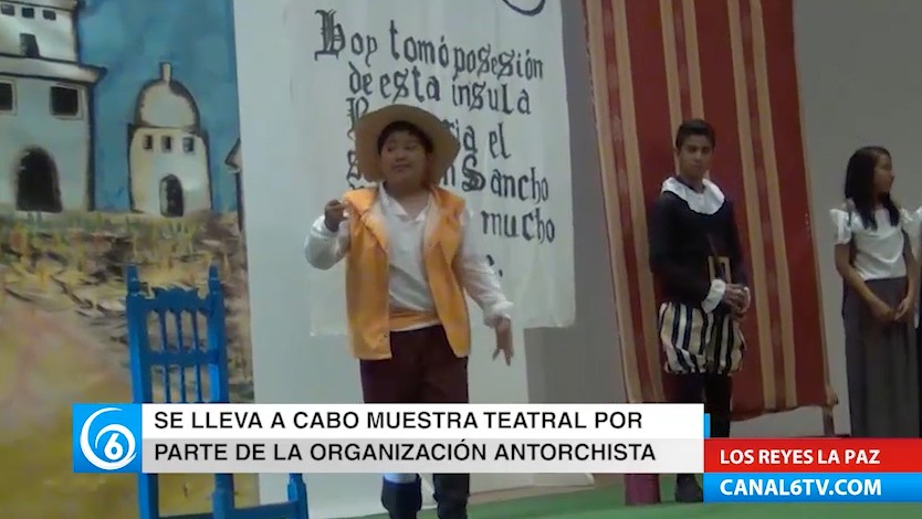 Muestra cultural por parte de Antorcha en la Casa de Cultura de Los Reyes