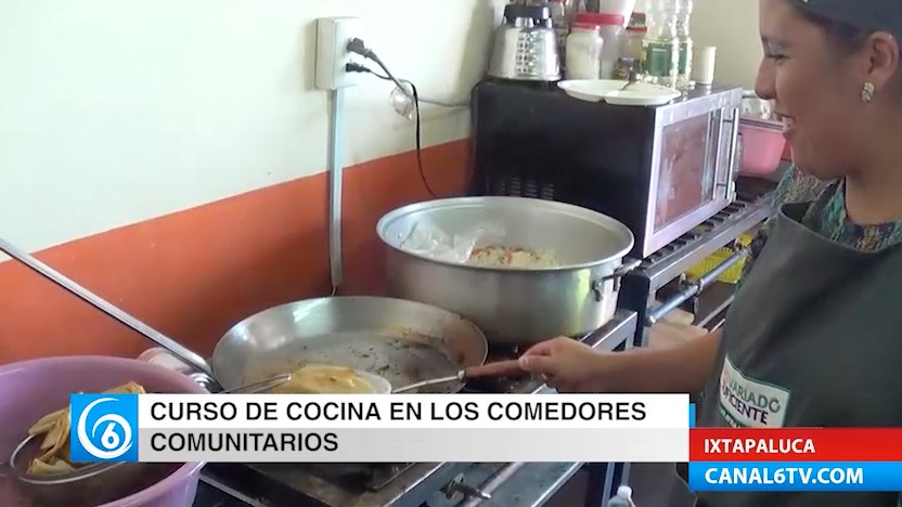 Realizan curso de cocina en comedores comunitarios