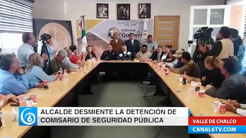 Alcalde de Valle de Chalco habla sobre la detención del director de Seguridad Pública