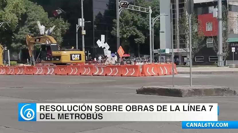 Retoman los trabajos de construcción del Metobús en Reforma