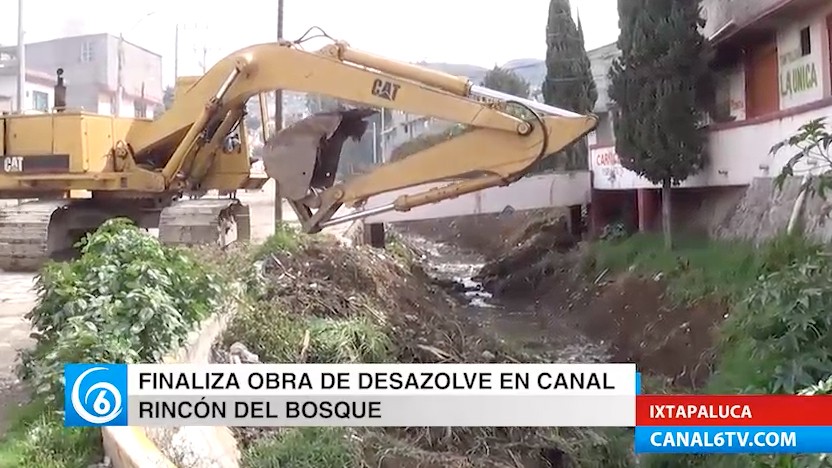 Finaliza obra de desazolve en la colonia Rincón del Bosque