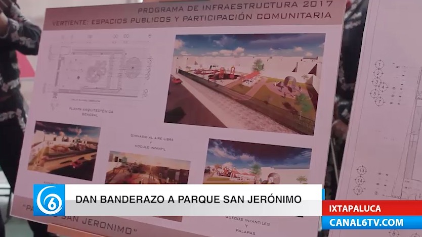 Inician obras del nuevo parque San Jerónimo en Ixtapaluca