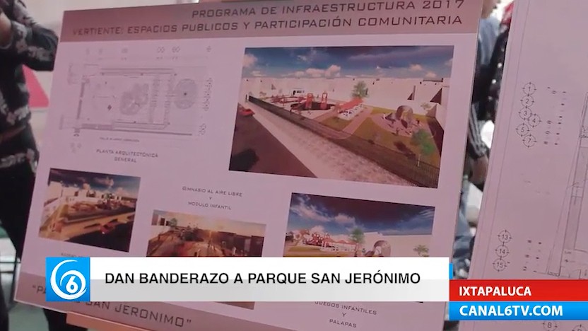 Dan banderazo inicial para la construcción de parque en San Jerónimo, Cuatro Vientos