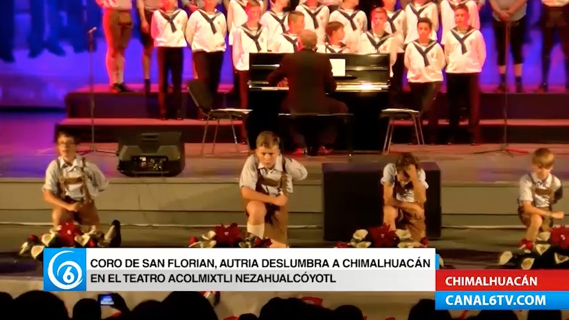 El Coro de los Niños Cantores de San Florián, de Austria, se presentaron con éxito en Chimalhuacán