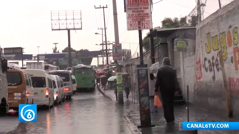 Vialidades afectadas por inundaciones en Los Reyes