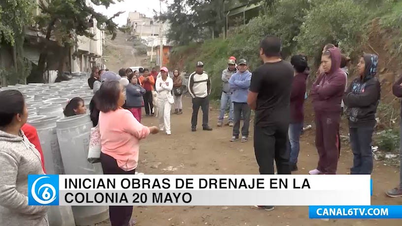 El diputado Fernando González Mejía gestiona la introducción de drenaje en la colonia 20 de mayo en Los Reyes