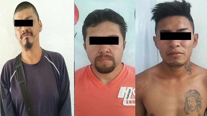 Policía de Chimalhuacán detiene a dos por robo con violencia y un más por narcomenudeo