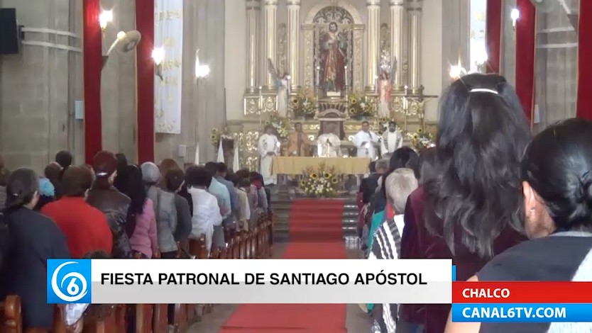 Fiesta patronal de Santiago Apóstol en Chalco