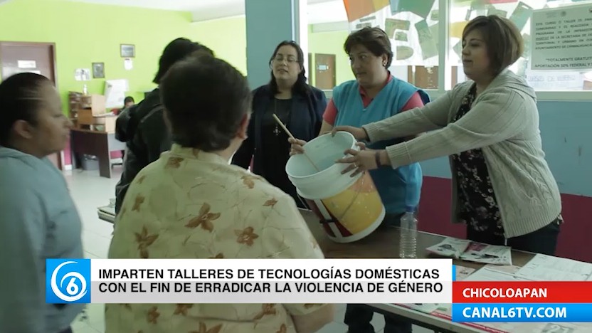 Talleres de tecnologías domesticas para erradicar violencia de género en Chimalhuacán