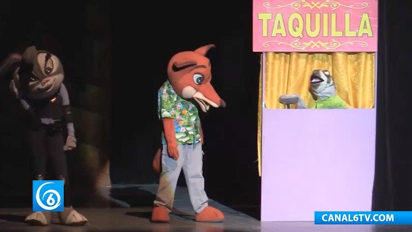 Obra de teatro con elenco de Zootopia se presenta en Chimalhuacán