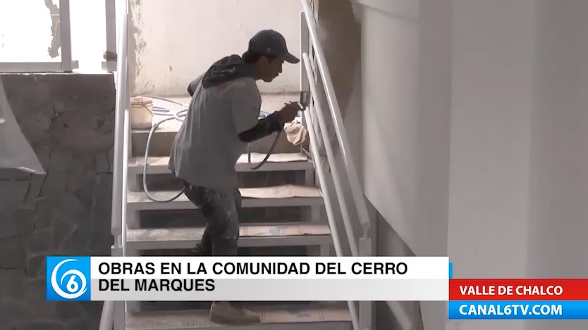 Realizan obras en beneficio de la comunidad de El Cerro del Marqués