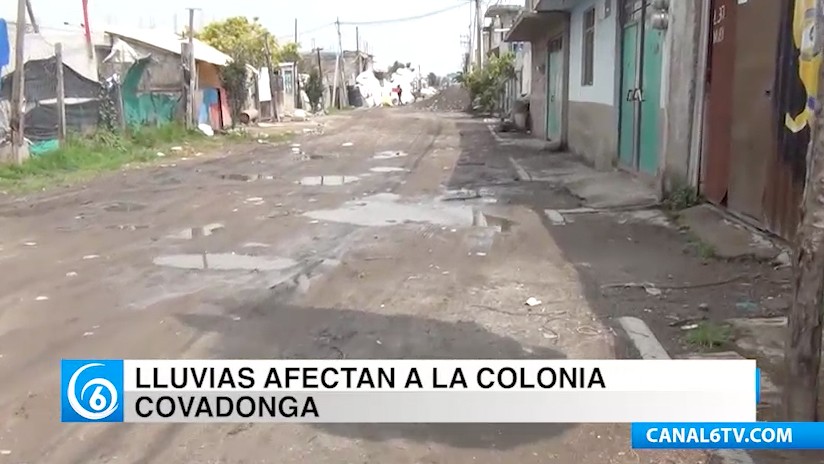 Problemas de inundaciones y encharcamientos en la colonia Covadonga