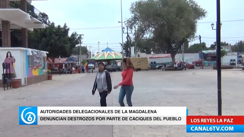 Autoridades de la Magdalena Atlicpac, denuncian agresiones por parte de caciques locales