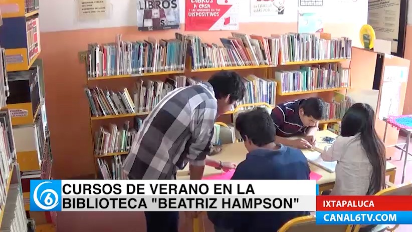 Cursos de verano en la biblioteca Beatriz Hampson Esquivel en Ayotla