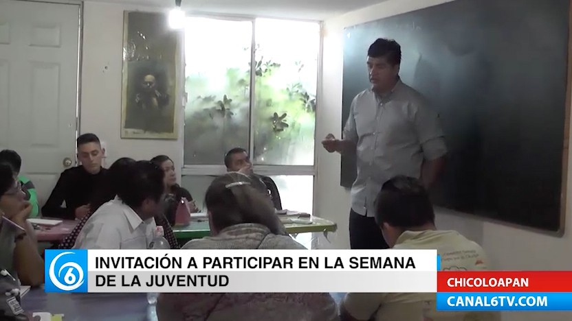 Invitan a participar en la Semana de la Juventud en el municipio de Chicoloapan