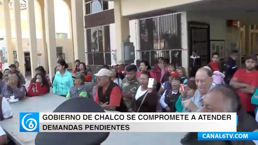 El Gobierno de Chalco se compromete a atender demandas pendientes