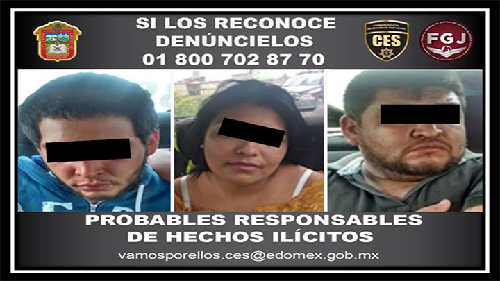 DETIENEN A TRES SUJETOS POR SU PRESUNTA RELACIÓN EN EL DELITO DE ROBO DE VEHÍCULOS