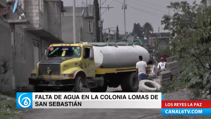 Problemas por la falta de agua en la colonia Lomas de San Sebastián