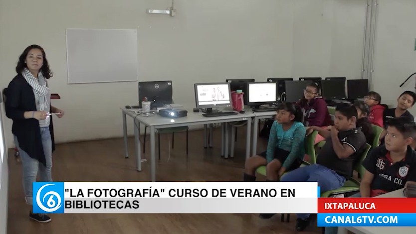 Imparten curso de fotografía en bibliotecas de Ixtapaluca