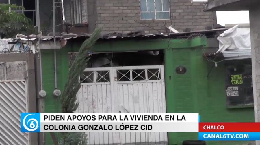 Familias piden apoyos para viviendas en la colonia Gonzalo López Cid