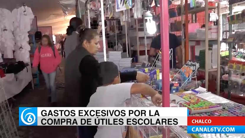 Padres de familia enfrentan gastos excesivos por la compra de útiles escolares