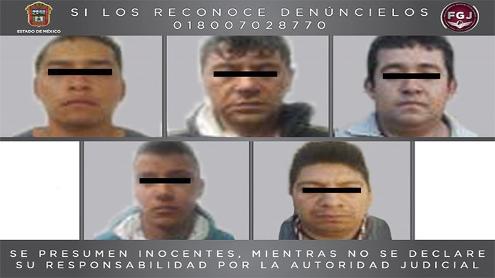 CUMPLIMENTAN ÓRDENES DE APREHENSIÓN EN RECLUSIÓN EN CONTRA DE CINCO PRESUNTOS SECUESTRADORES