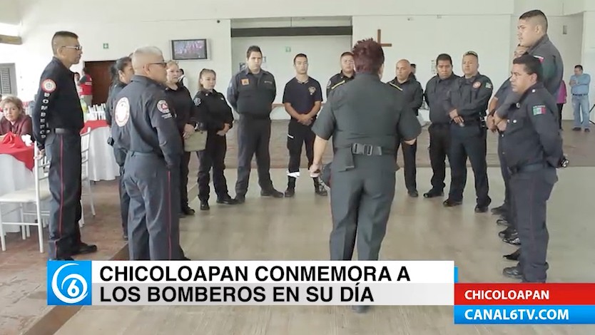 El Gobierno de Chicoloapan festejó el Día del Bombero