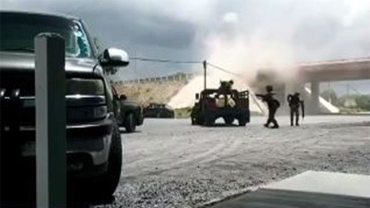 TIROTEO ENTRE LA SEDENA Y GRUPOS ARMADOS EN TAMAULIPAS (VIDEO)