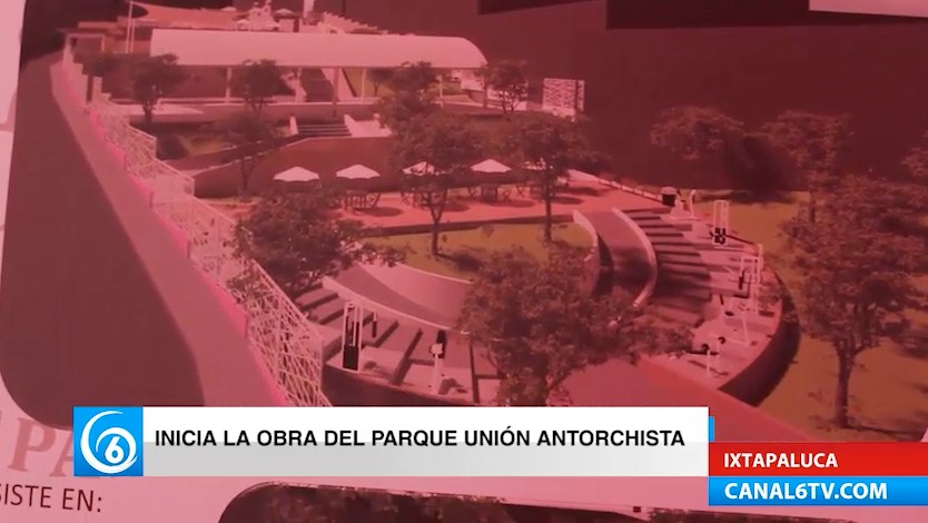 Inicio de construcción de Parque en la colonia Unión Antorchista de Ixtapaluca