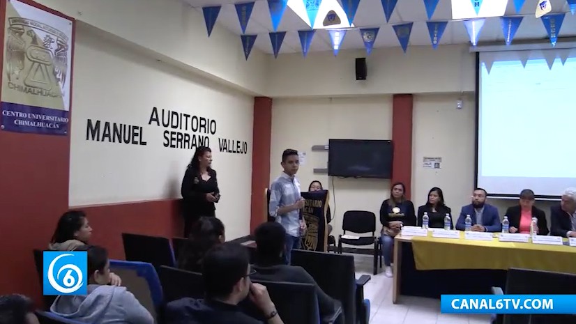 Bienvenida a los universitarios de nuevo ingreso en el Centro Universitario de Chimalhuacán adherido a la UNAM