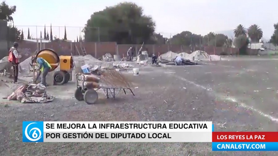 Realizan mejora de la infraestructura escolar en el municipio de La Paz, por gestión del diputado Fernando González Mejía