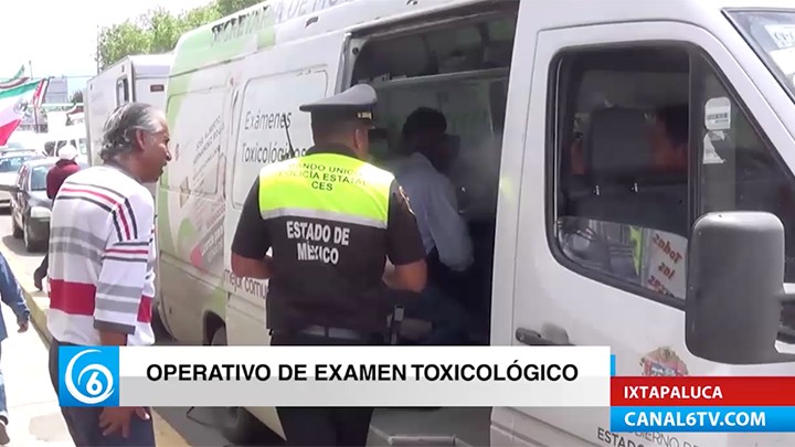 Realizan exámenes toxicológicos a choferes de transporte público