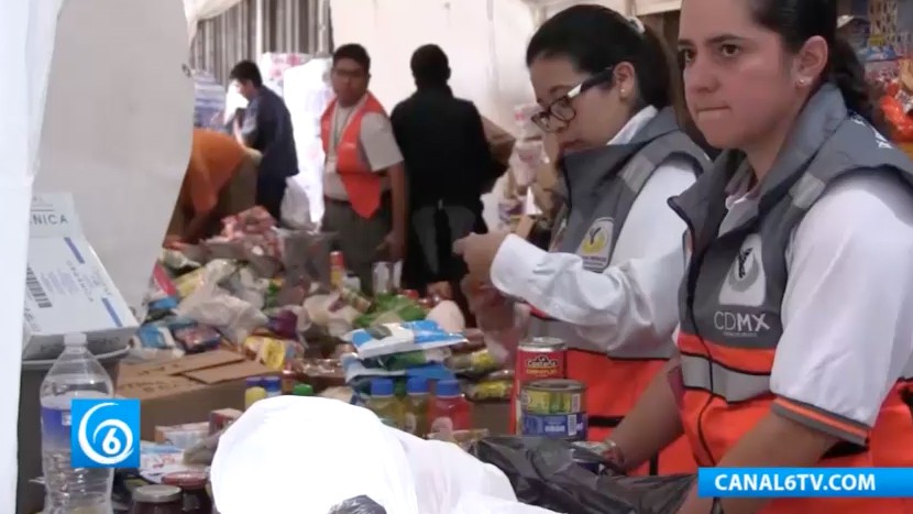 El centro de acopio ubicado en el Zócalo capitalino estará por tiempo indeterminado