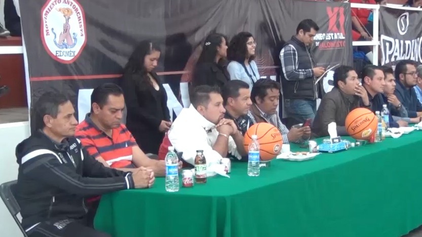 Inauguración del Onceavo Torneo Estatal de Baloncesto en Ixtapaluca