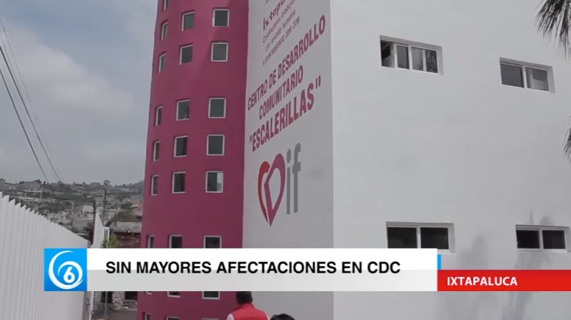 Revisan afectaciones en CDC de Ixtapaluca tras sismo