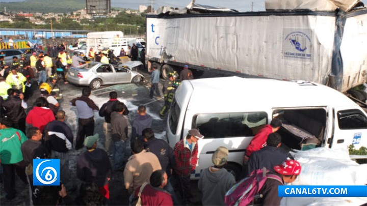 En aumento los accidentes automovilísticos en la Autopista México-Puebla