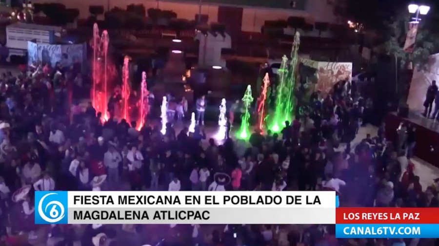 Organizan fiesta mexicana en el poblado de la Magdalena Atlicpac