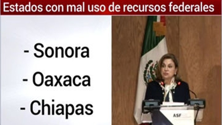 Los estados que más malgastan el dinero público son Sonora, Chiapas y Oaxaca.