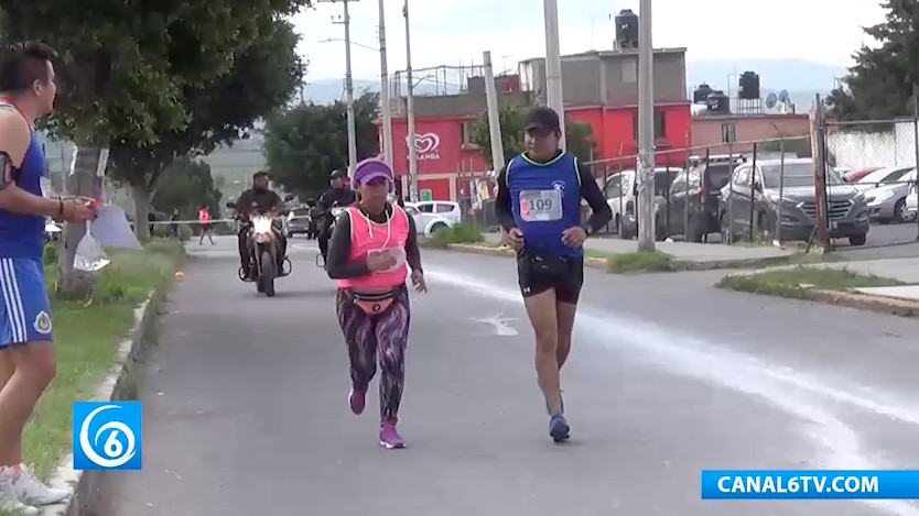 Realizan carrera de 5 kilómetros en la Unidad Habitacional Cuatro Vientos