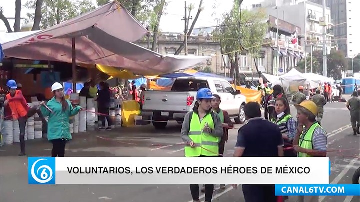 Los rescatistas voluntarios que laboran en Álvaro Obregón un ejemplo de solidaridad