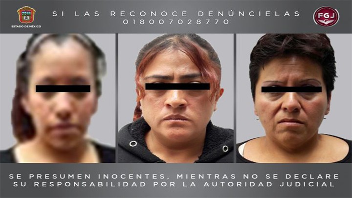 TRES MUJERES FUERON DETENIDAS POR EL PRESUNTO DELITO DE ROBO CON VIOLENCIA