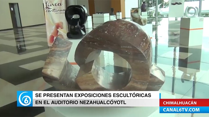 Exposiciones escultóricas en el teatro auditorio de Chimalhuacán Acolmixtli Nezahualcóyotl