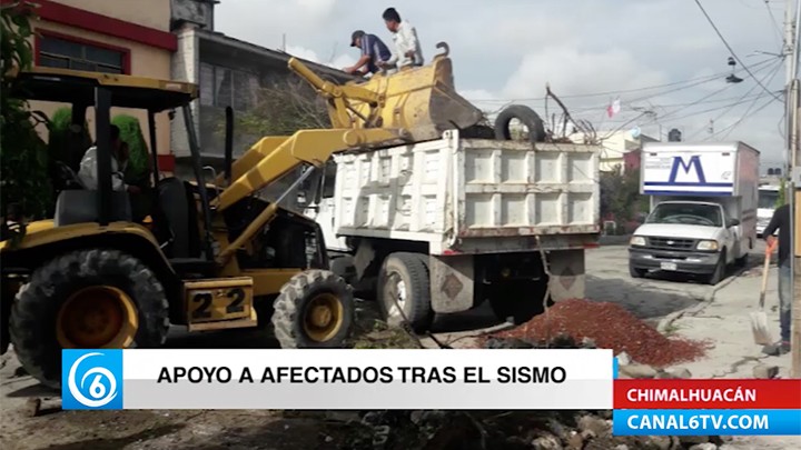 El Gobierno de Chimalhuacán incrementa el apoyo a personas afectadas por el pasado sismo