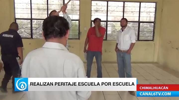 Realizan minucioso peritaje en escuelas de todo el municipio de Chimalhuacán