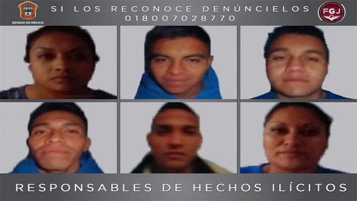 CONDENAN A 62 AÑOS DE CÁRCEL A SEIS SECUESTRADORES Y HOMICIDAS