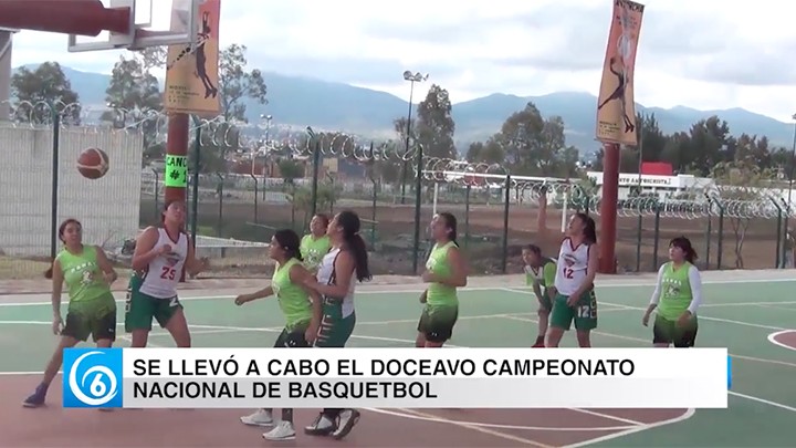 Se llevó a cabo el Doceavo Campeonato Nacional de Básquetbol en Morelia, Michoacán