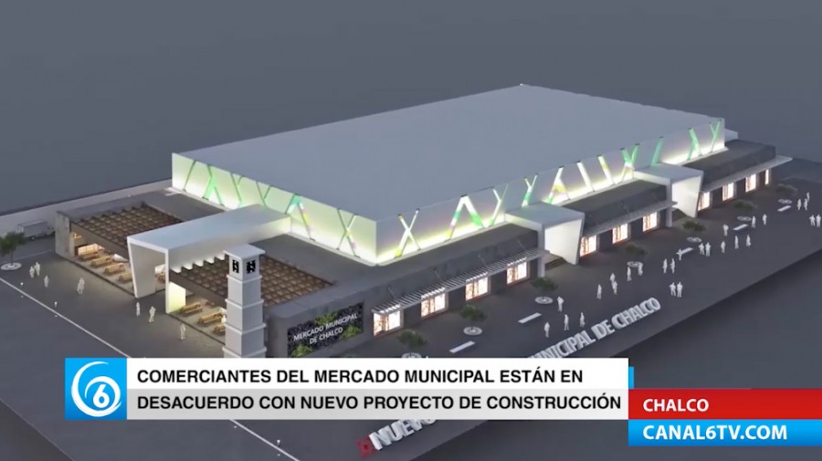 Comerciantes de Chalco manifiestan su inconformidad por el proyecto del nuevo mercado