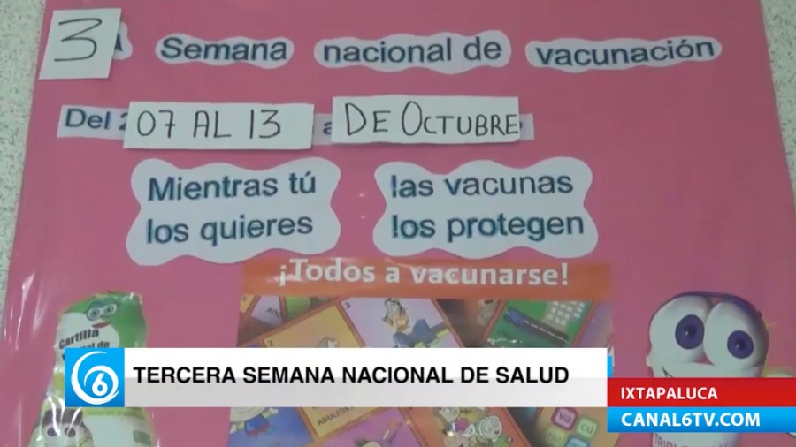 Comienza la Tercera Semana Nacional de Salud en Ixtapaluca